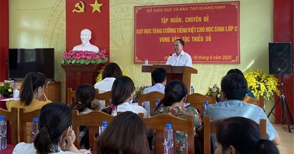 Quảng Ninh: Bồi dưỡng giáo viên phương pháp dạy học Tiếng Việt cho học sinh dân tộc thiểu số