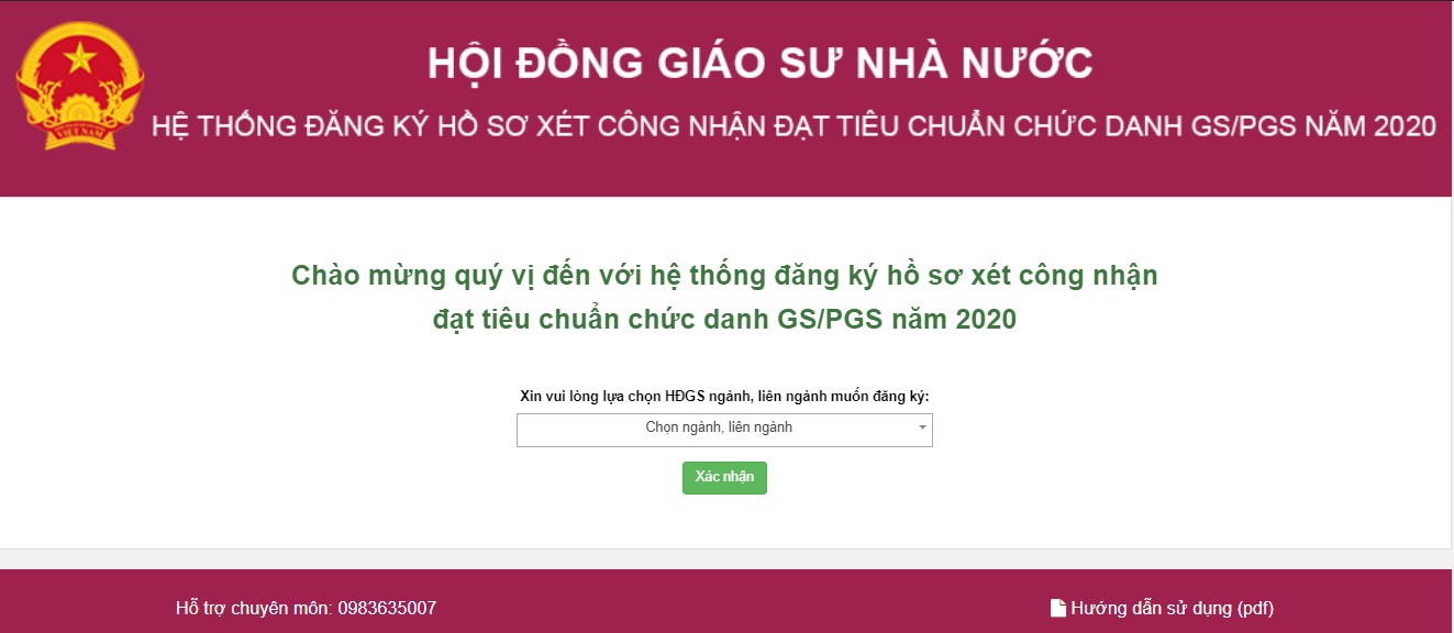 Xét trực tuyến hồ sơ ứng viên với 5 Hội đồng Giáo sư ngành, liên ngành