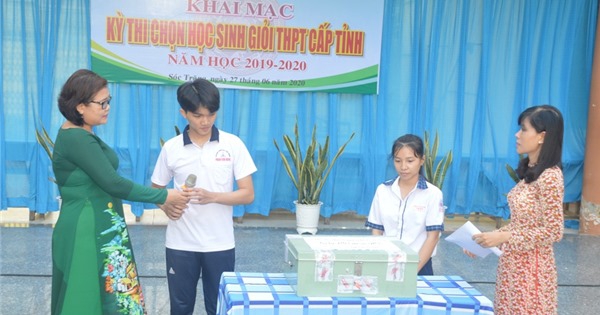 Sóc Trăng: 954 thí sinh tham gia kỳ thi chọn học sinh giỏi THPT cấp tỉnh