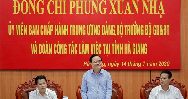 Bộ trưởng Phùng Xuân Nhạ: Phối hợp nhịp nhàng, hiệu quả các lực lượng trong Kỳ thi tốt nghiệp THPT