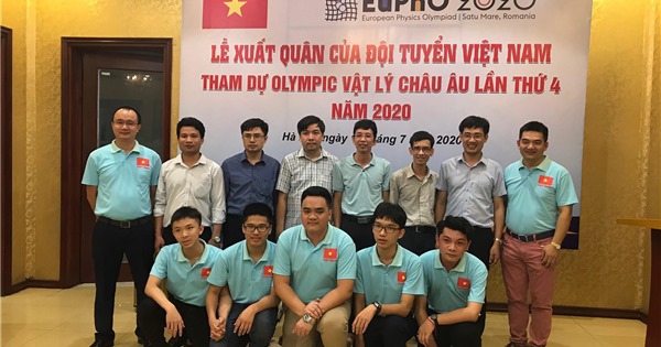 Việt Nam xuất sắc đoạt huy chương vàng Olympic Vật lí châu Âu