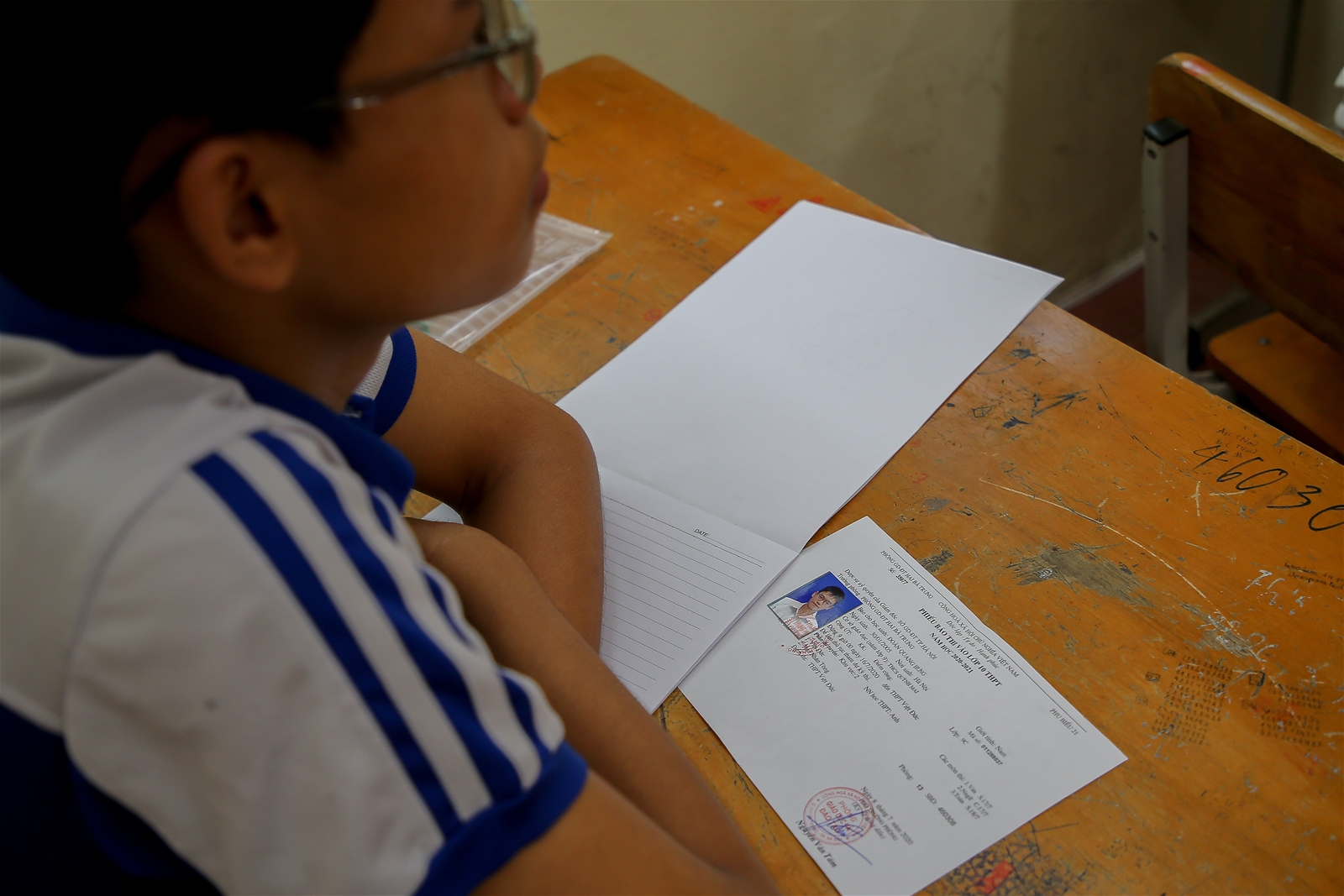 Chùm ảnh: Học sinh Hà Nội sẵn sàng cho kỳ thi vào lớp 10 - Ảnh minh hoạ 10