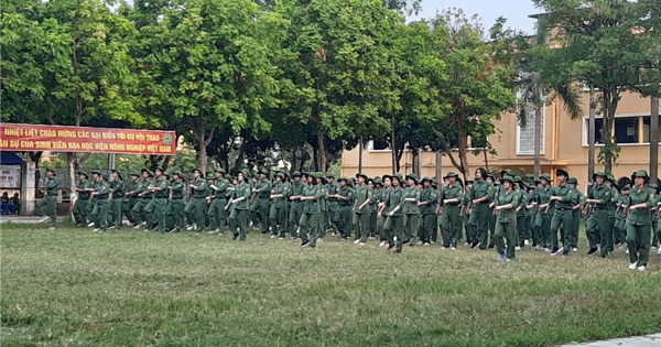 Học viện Nông nghiệp Việt Nam: Hội thao các nội dung huấn luyện ngoại khóa cho sinh viên