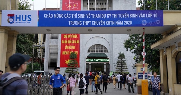 Hơn 3500 thí sinh tranh suất vào trường chuyên Hà Nội