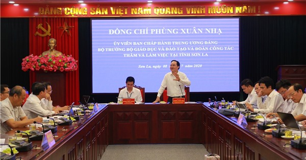 Bộ trưởng Phùng Xuân Nhạ: Đảm bảo điều kiện ăn ở cho thí sinh ở những điểm thi xa