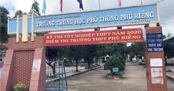 Bình Phước: Thí sinh hoàn thành tốt bài thi bổ sung