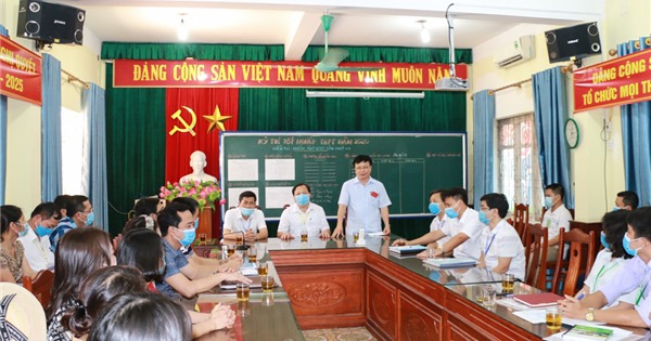 Thanh tra Bộ GD&ĐT kiểm tra các điểm thi tại Nghệ An