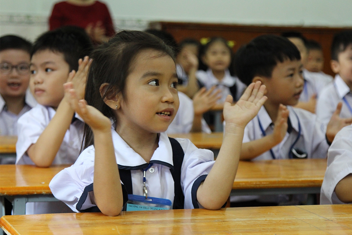 TP.HCM: Muôn vàn cảm xúc của học sinh lớp 1 ngày tựu trường - Ảnh minh hoạ 7