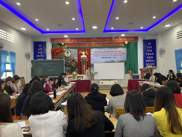 Lâm Đồng: Hội nghị chuyên đề về dạy học Tiếng Việt lớp 1