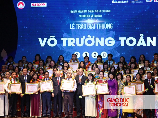 TP.HCM: Tôn vinh 50 nhà giáo tiêu biểu đạt giải thưởng Võ Trường Toản