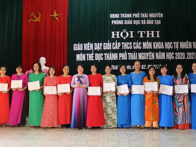 TP Thái Nguyên: Tổng kết Hội thi giáo viên dạy giỏi cấp THCS