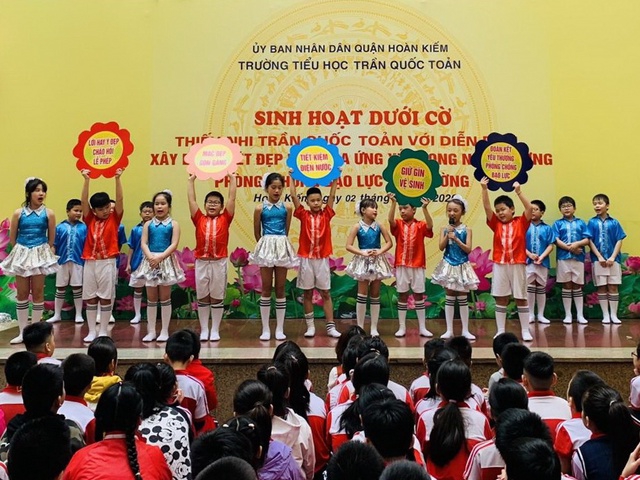 Trường học Hà Nội chú trọng xây dựng văn hóa ứng xử cho học sinh