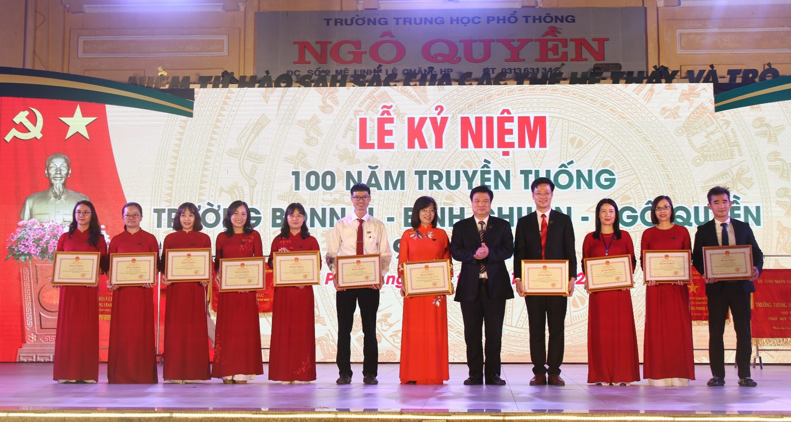 Thứ trưởng Nguyễn Hữu Độ dự Lễ kỷ niệm 100 năm thành lập Trường THPT Ngô Quyền - Ảnh minh hoạ 3