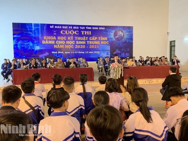 Ninh Bình:  Khai mạc cuộc thi KHKT dành cho học sinh trung học