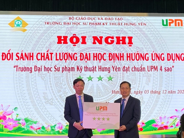 Trường Đại học Sư phạm Kỹ thuật Hưng Yên đạt chuẩn UPM 4 sao