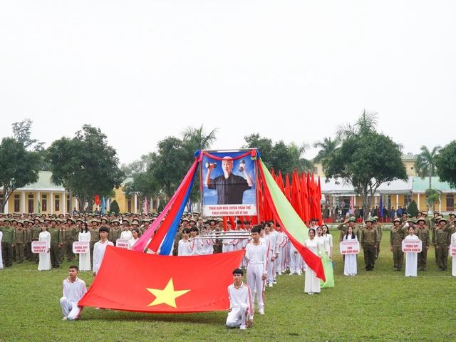 Nghệ An: Hơn 600 học sinh tham gia Hội thao Giáo dục Quốc phòng và an ninh