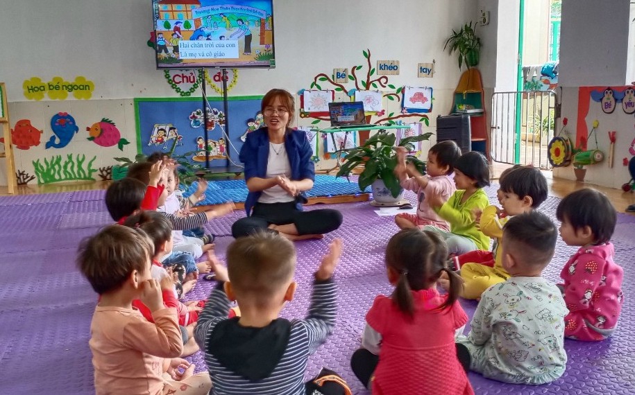 Trường Mầm non Hải Tân - bài học kinh nghiệm nuôi dạy lấy trẻ làm trung tâm - Ảnh minh hoạ 4