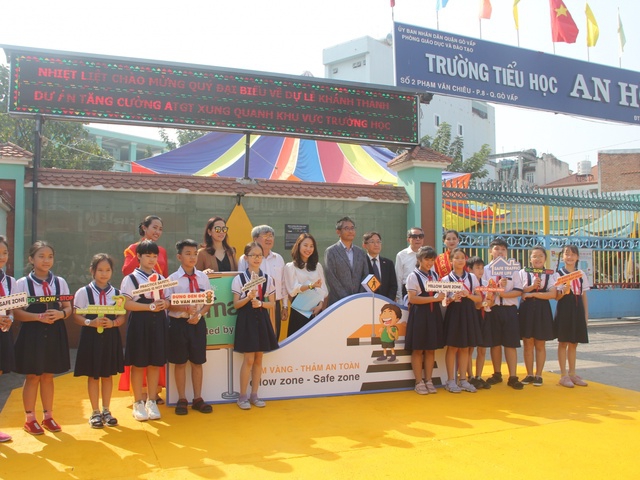 "Thảm vàng" trước trường học - mô hình an toàn từ Hàn Quốc
