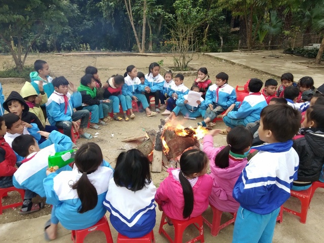 Nghệ An: Giữ học sinh bán trú ở lại trường tránh rét