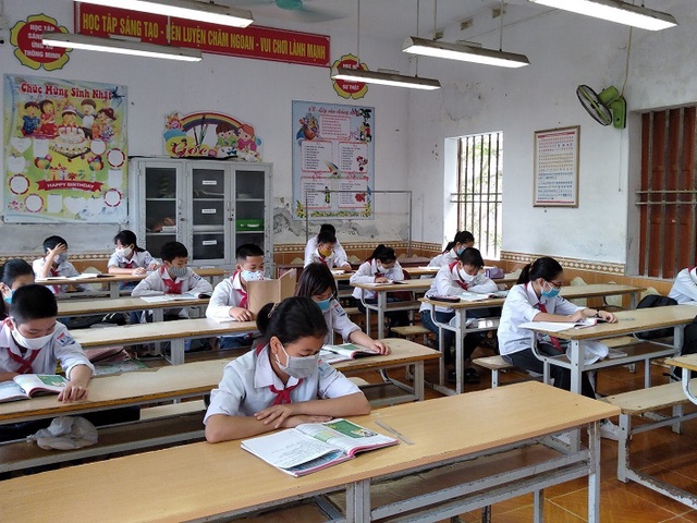 Thái Bình: Chia lớp, kết hợp học trực tiếp - trực tuyến