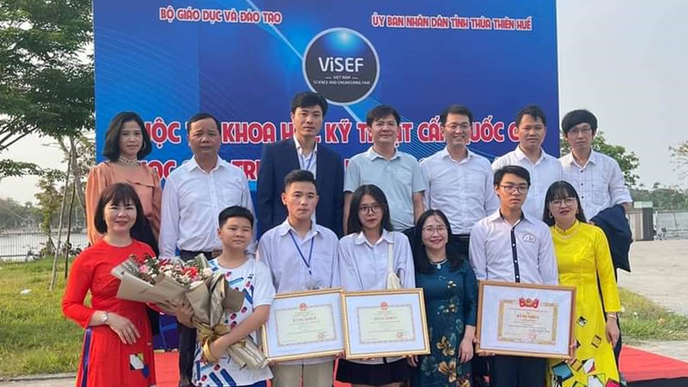 Bắc Giang giành 2 giải cuộc thi KHKT cấp quốc gia học sinh trung học   