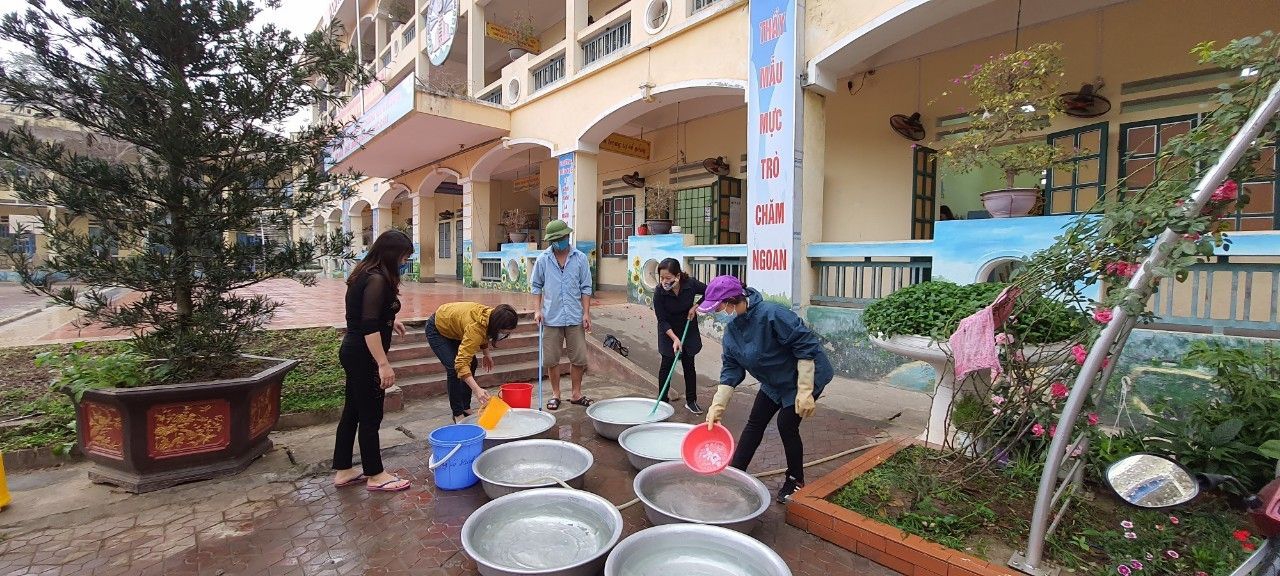 Thành phố Lào Cai: 1.300 HS Trường TH Lê Văn Tám đi học trở lại