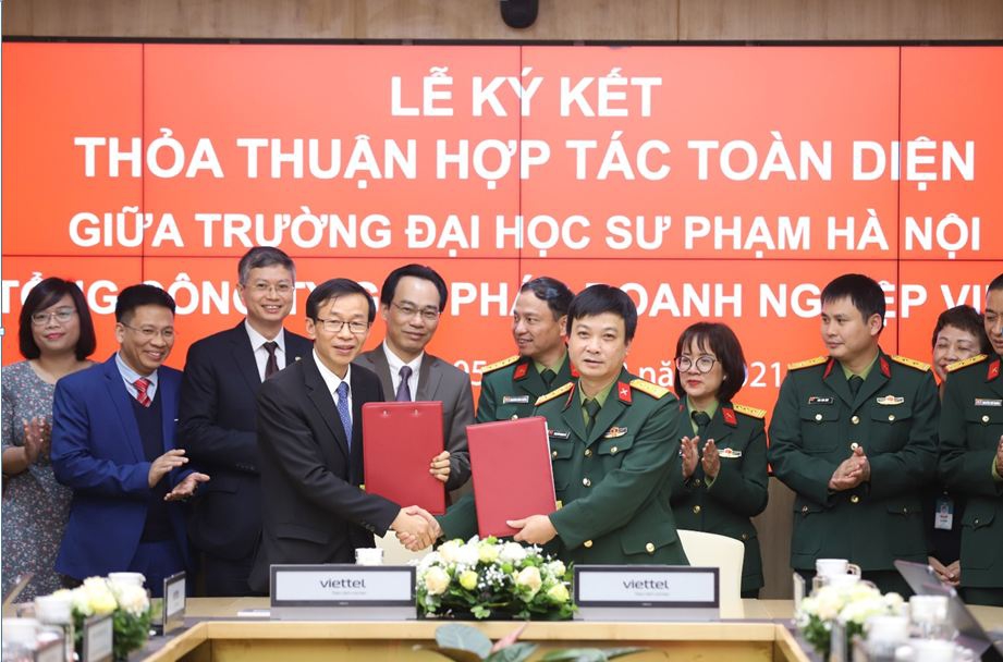 Đại học Sư phạm Hà Nội ‘bắt tay’ Viettel đẩy mạnh chất lượng giáo dục 