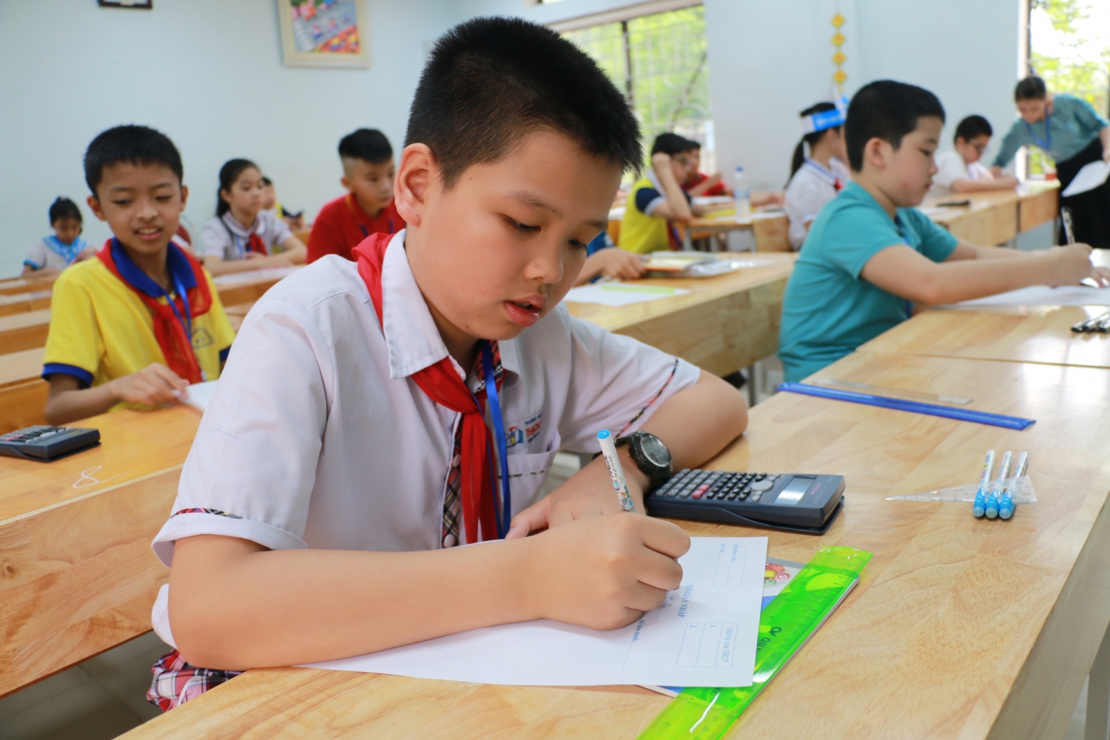 Nghệ An: Gần 300 học sinh tranh tài "Toán Tuổi thơ" cấp tỉnh năm 2021