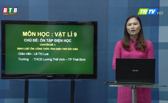 Thái Bình: Học sinh lớp 9, lớp 12 học trên truyền hình từ 10/5