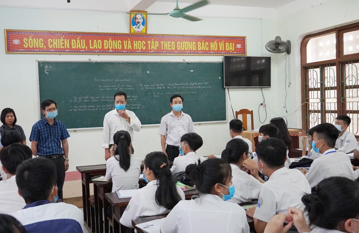 Quảng Bình: Thắt chặt biện pháp phòng chống dịch trong trường học