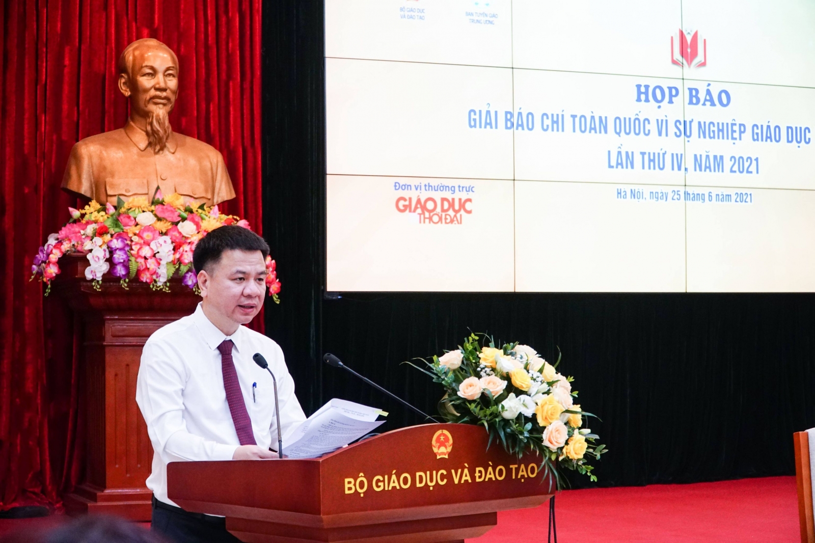 Họp báo giới thiệu Giải báo chí toàn quốc “Vì sự nghiệp giáo dục Việt Nam” năm 2021 - Ảnh minh hoạ 2