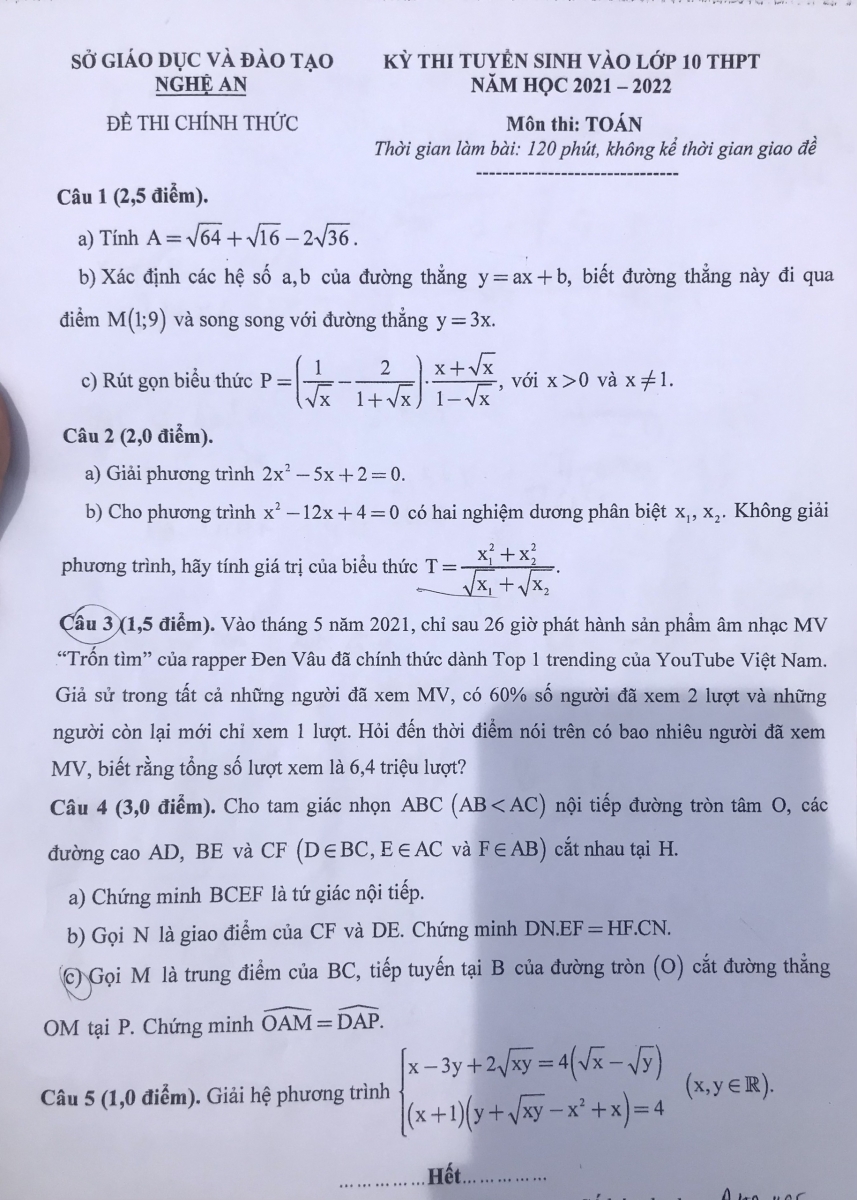 Đen Vâu “giấu” phương trình, làm khó thí sinh Nghệ An đi tìm - Ảnh minh hoạ 3