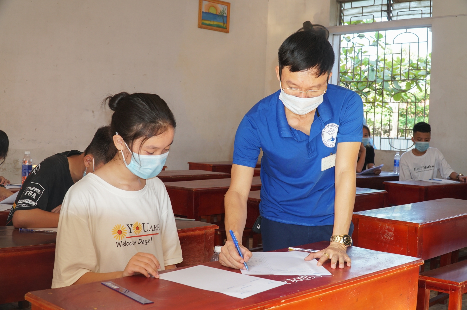 Hình ảnh điểm thi “giãn cách” duy nhất ở Nghệ An - Ảnh minh hoạ 11