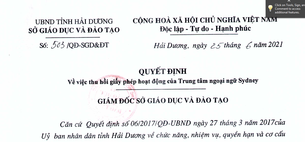 Hải Dương: Thu hồi giấy phép hoạt động của 4 trung tâm ngoại ngữ