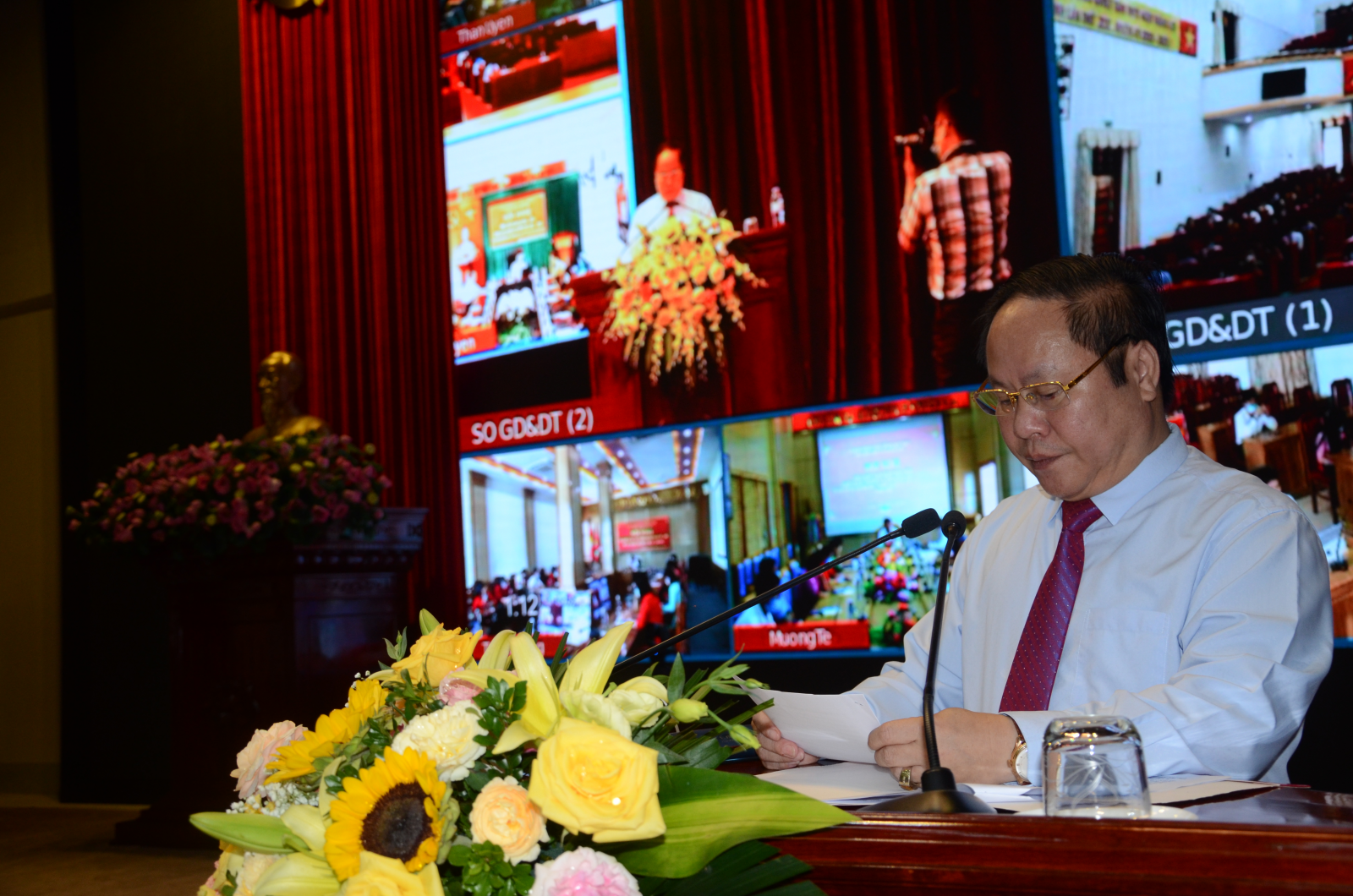 Ông Tống Thanh Hải, Phó Chủ tịch thường trực UBND tỉnh Lai Châu phát biểu chỉ đạo Hội nghị.