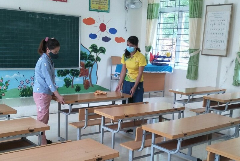 Huyện vùng cao Thanh Hóa chuẩn bị cho ngày khai trường trong mùa dịch - Ảnh minh hoạ 4