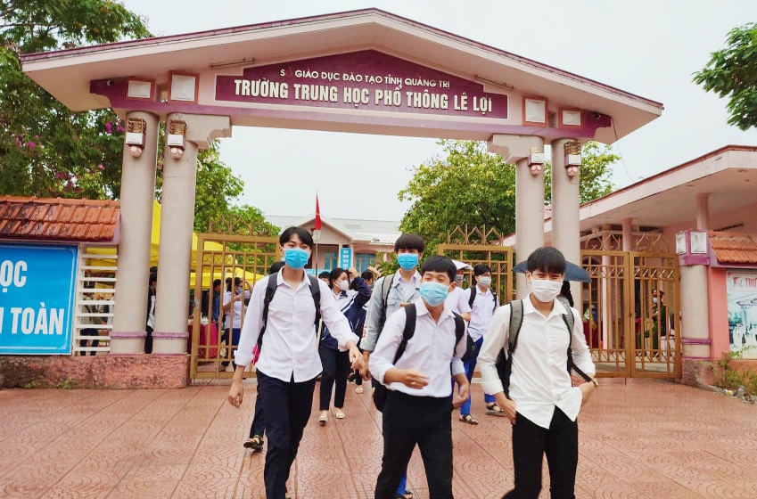 Quảng Trị gửi thí sinh đến các tỉnh thành khác dự thi tốt nghiệp THPT đợt 2