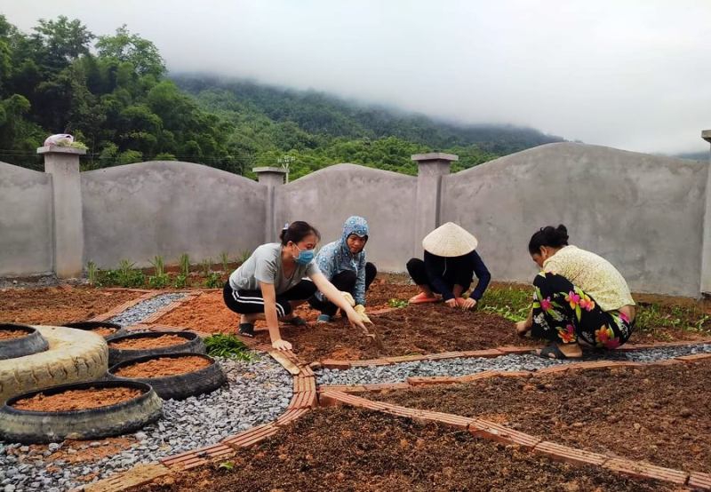 Hình ảnh trường mầm non vùng biên Thanh Hóa hối hả chuẩn bị ngày khai trường - Ảnh minh hoạ 8