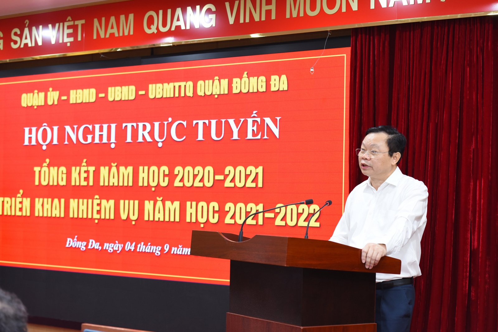 Công nghệ thông tin, đòn bẩy để ngành GD Đống Đa xây dựng trường học trực tuyến