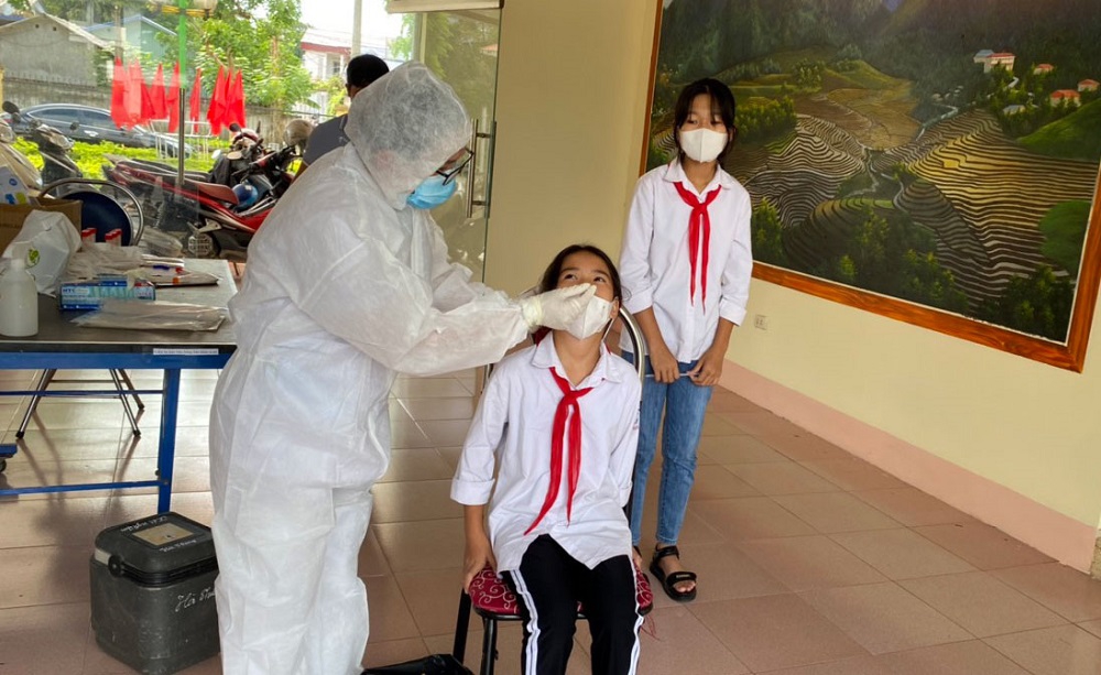 Thái Nguyên: Xét nghiệm ngẫu nhiên SARS-CoV-2 cho giáo viên, học sinh