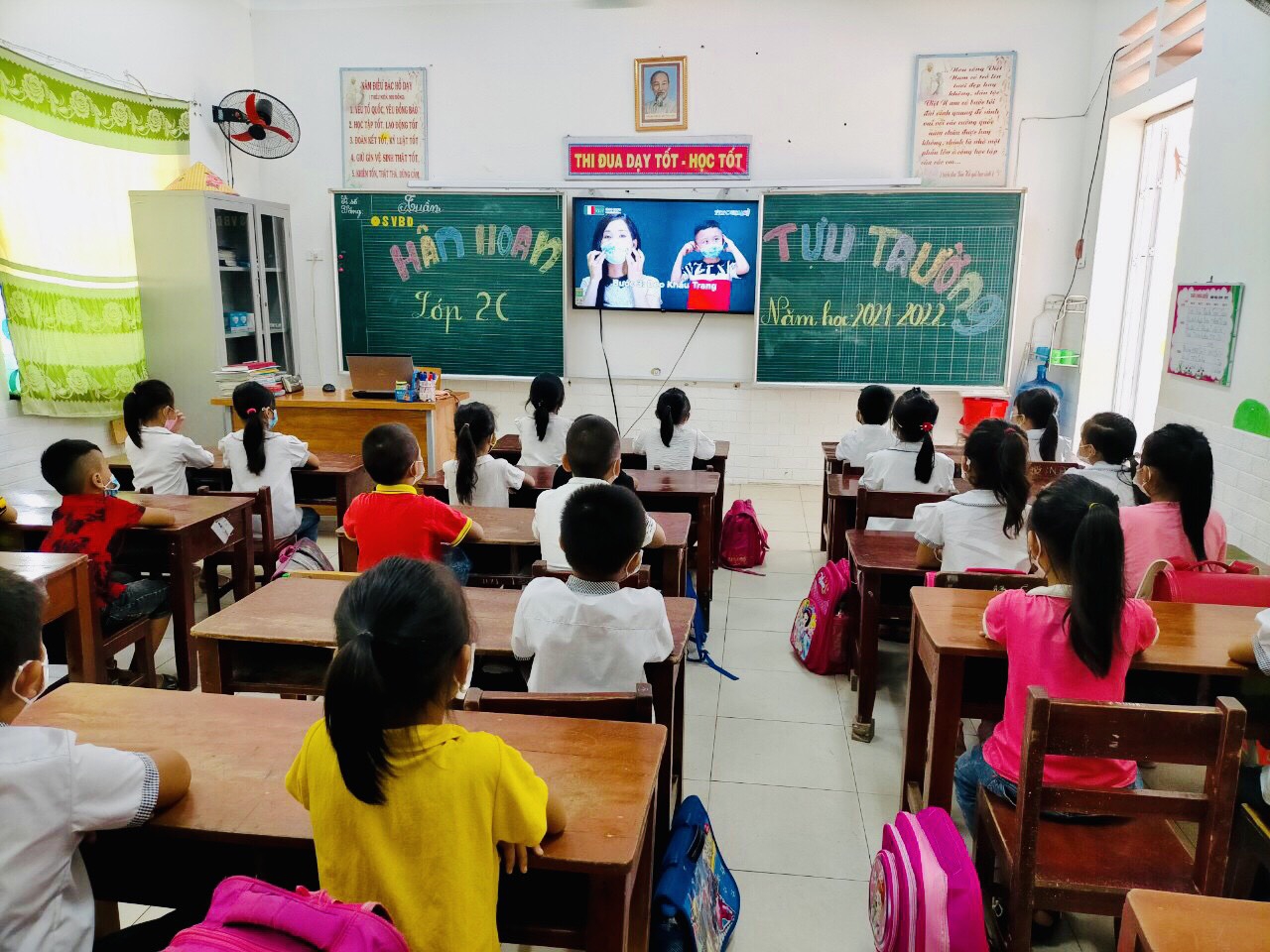 Hình ảnh học sinh Bắc Giang hào hứng trong buổi học đầu tiên - Ảnh minh hoạ 9