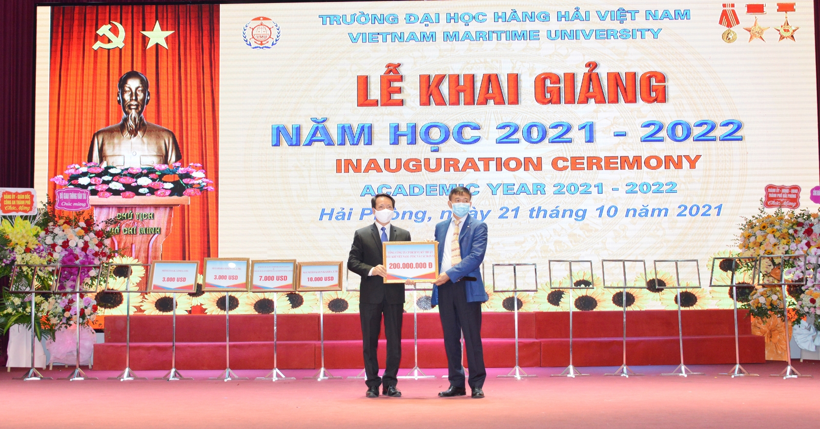 Trường Đại học Hàng hải Việt Nam khai giảng năm học 2021-2022 - Ảnh minh hoạ 4