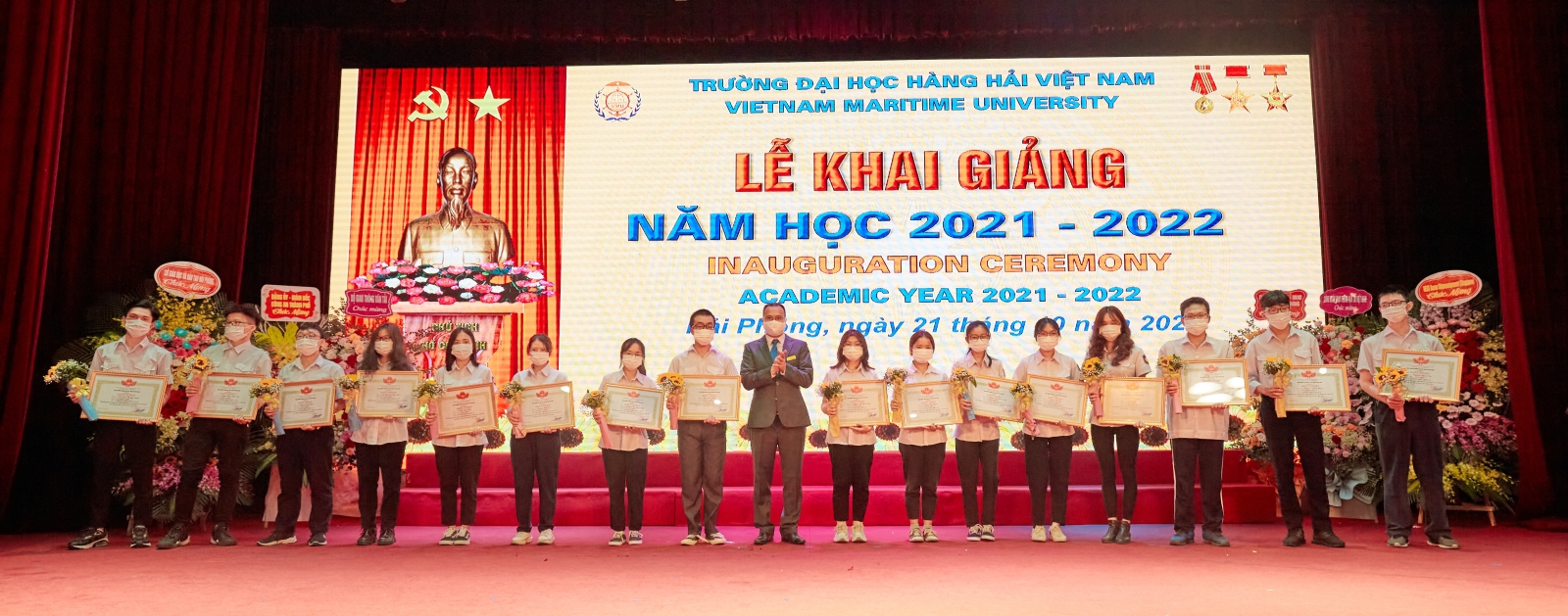 Trường Đại học Hàng hải Việt Nam khai giảng năm học 2021-2022 - Ảnh minh hoạ 5