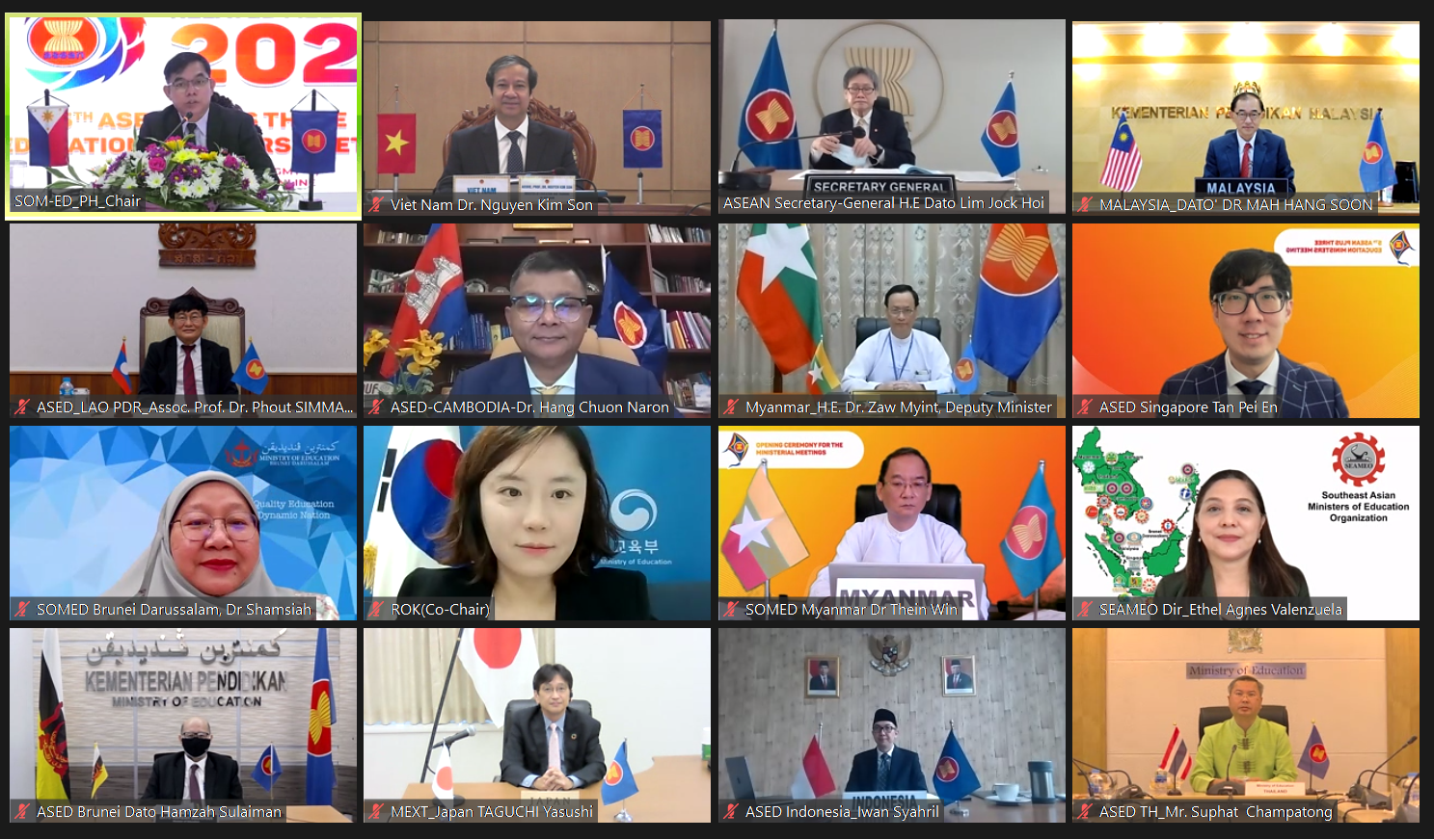 Hội nghị Bộ trưởng Giáo dục ASEAN+3 lần thứ 5 công bố tuyên bố chung