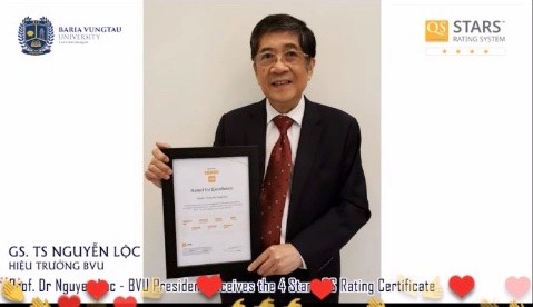 Trường thứ 5 tại Việt Nam đạt chuẩn chứng nhận 4 sao của tổ chức QS Stars