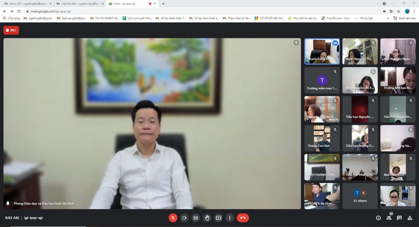 Hà Nội: 100% trường học quận Ba Đình vận hành hiệu quả trường học trực tuyến