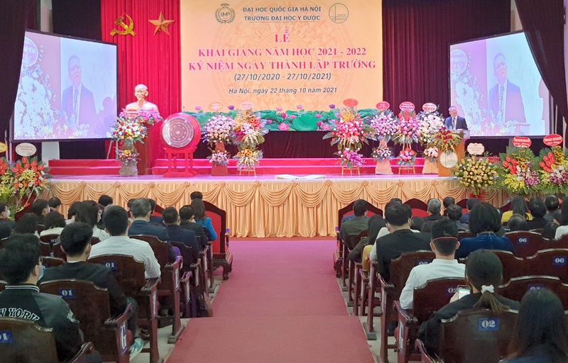 Trường Đại học Y Dược (Đại học Quốc gia Hà Nội) khai giảng năm học 2021 – 2022 - Ảnh minh hoạ 2