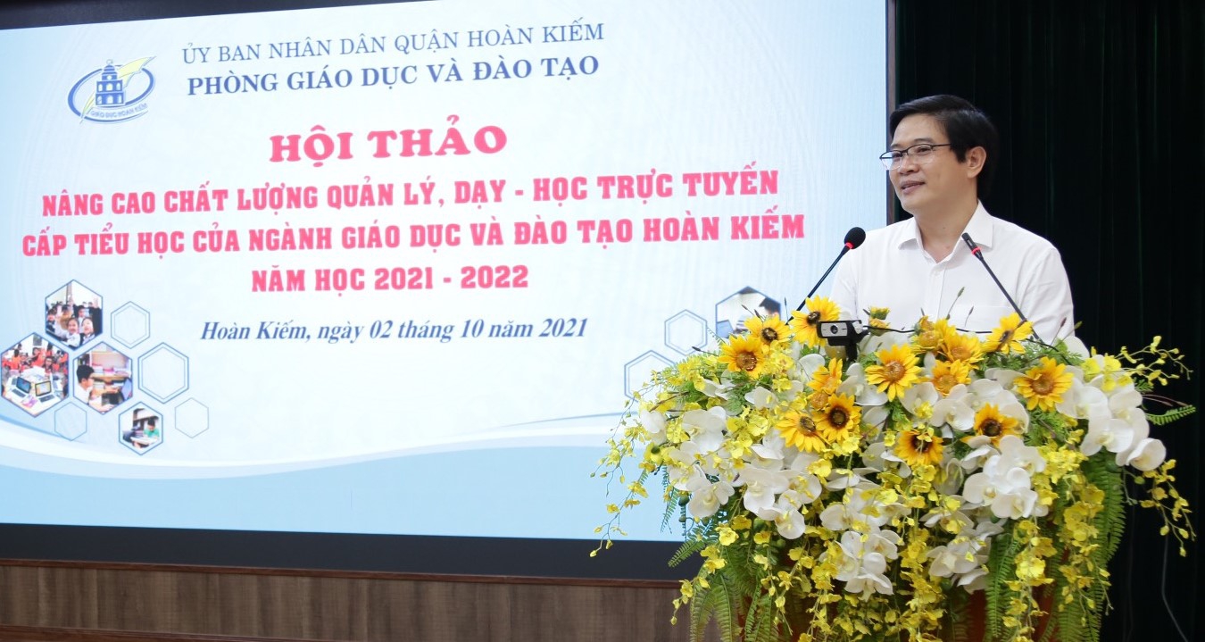 Giáo dục Hoàn Kiếm: Chọn chuyển đổi số, xây dựng trường học số là khâu đột phá