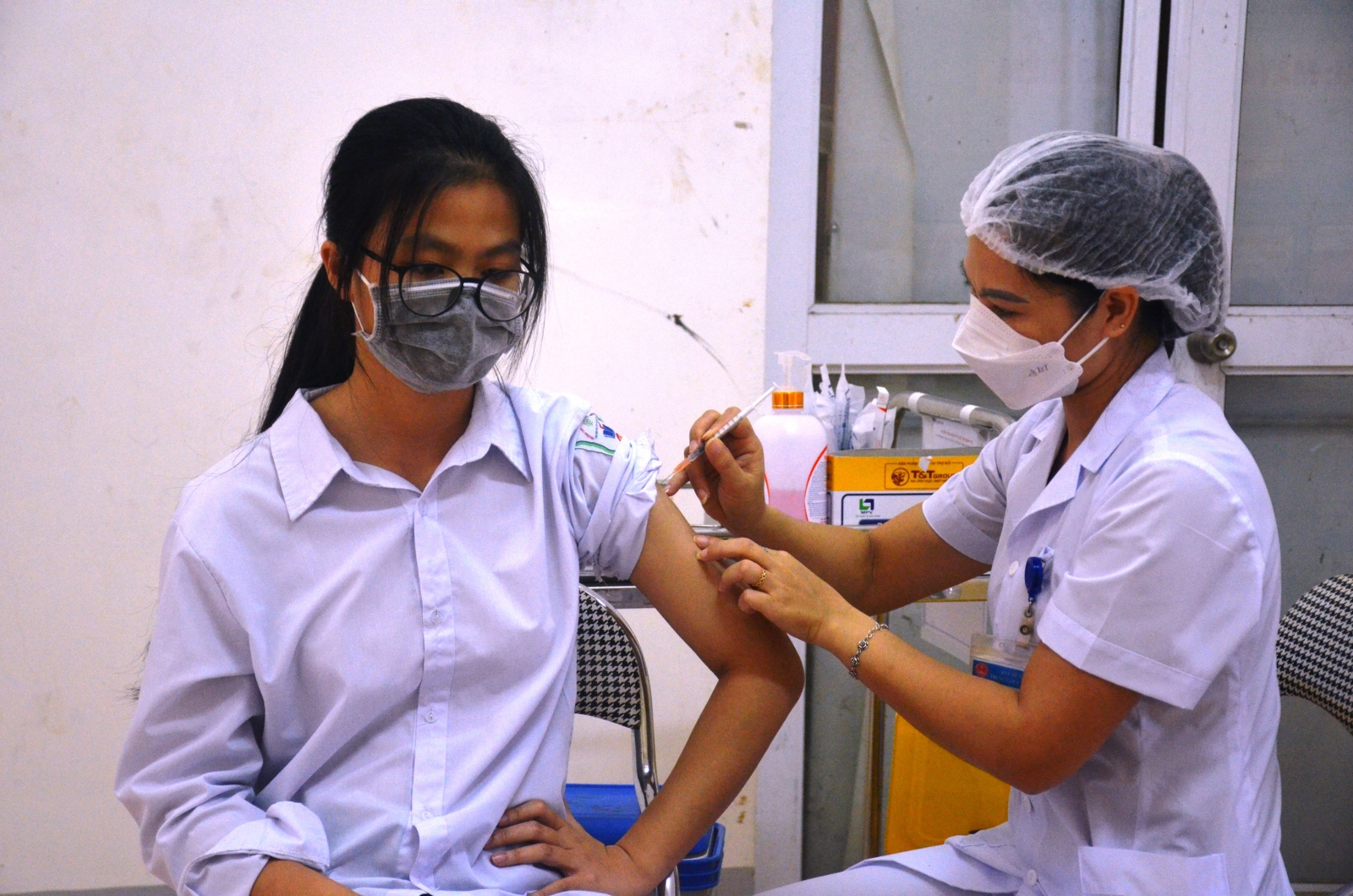 Điện Biên: Gần 1.200 học sinh được tiêm vắc xin phòng Covid-19 trong đợt đầu