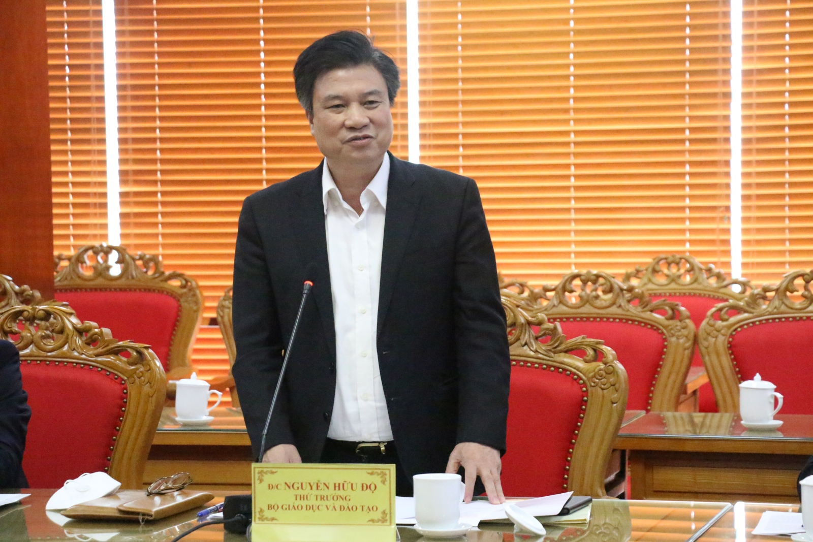 Thứ trưởng Nguyễn Hữu Độ làm việc với ngành Giáo dục tỉnh Lạng Sơn